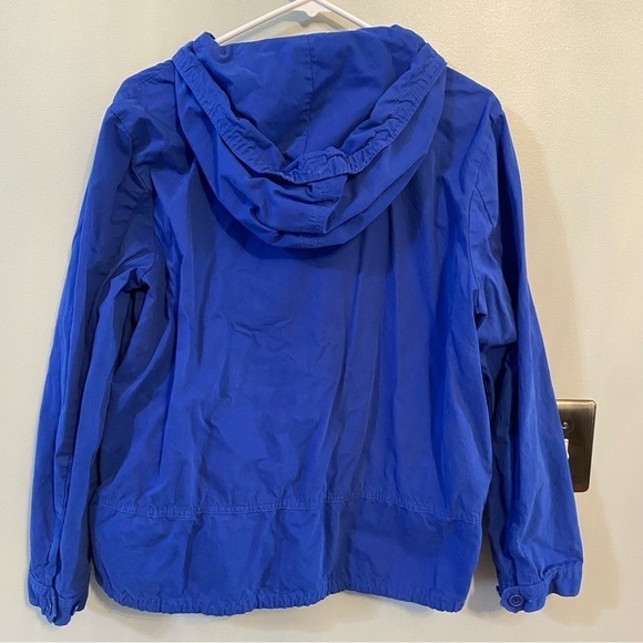 J. Crew popover jacket blue medium - Picture 8 of 8